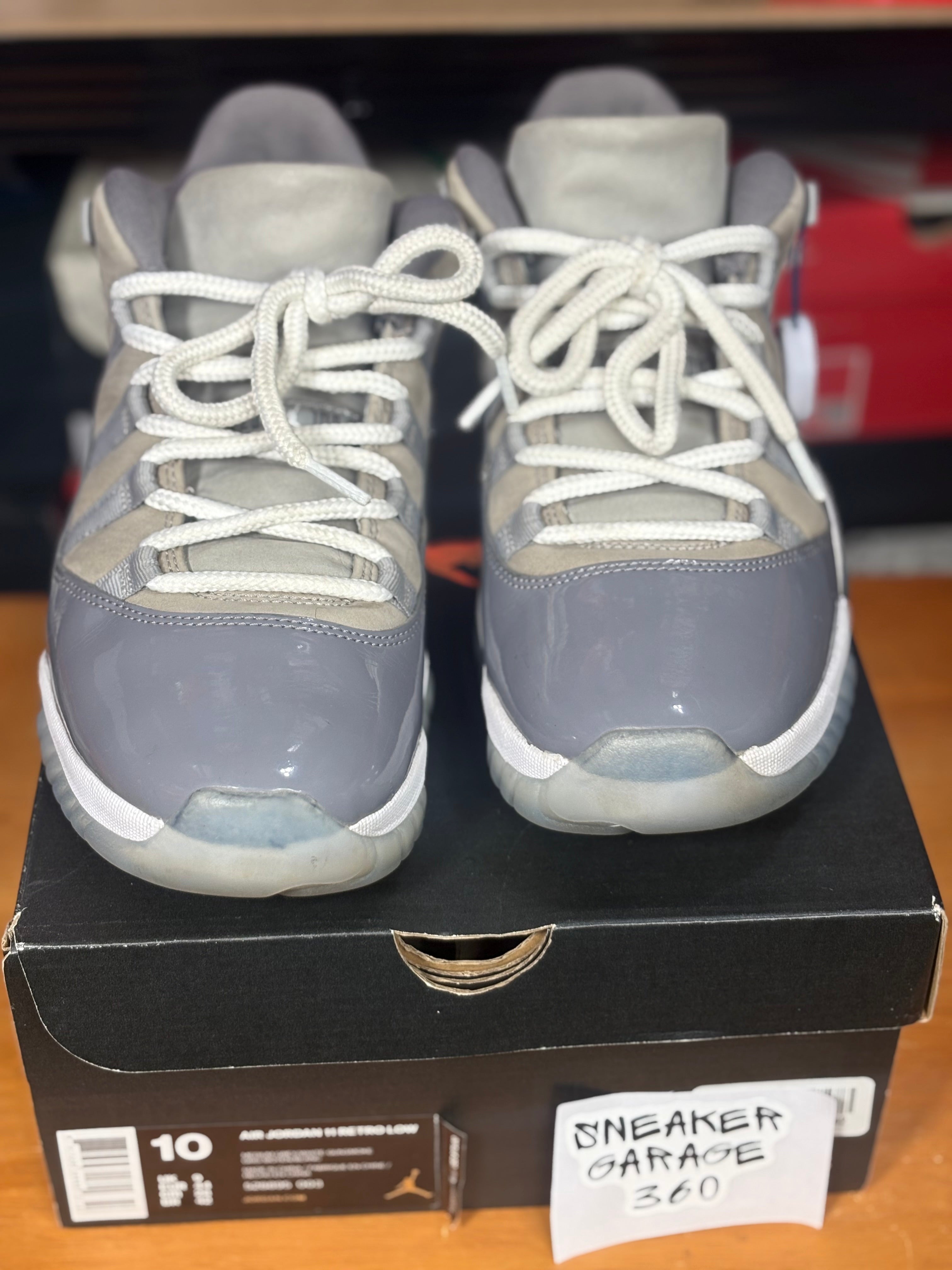 Jordan 11 Cool Grey Low - Size 10