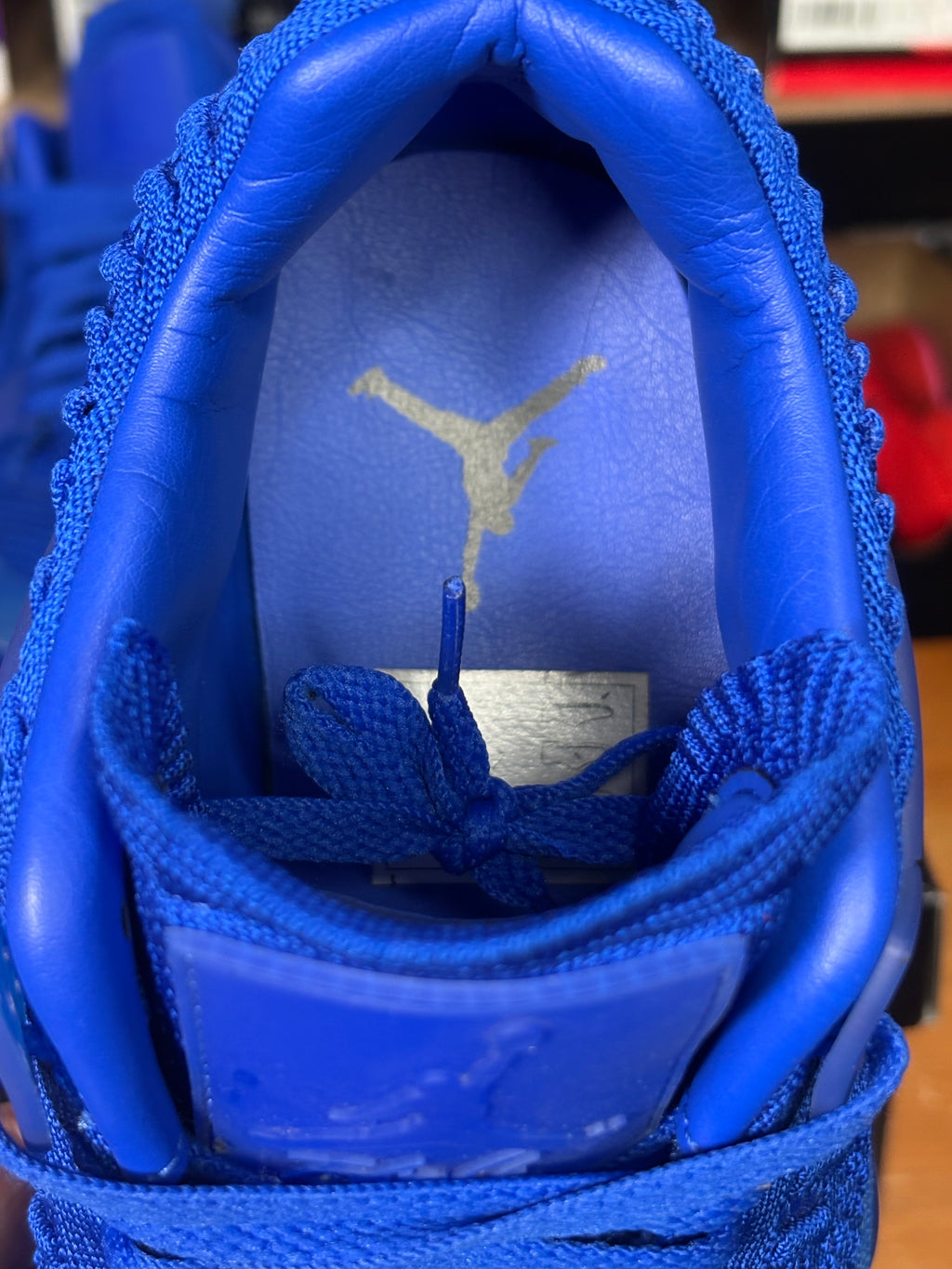 Jordan 4 Flyknit Hyper Royal- Size 9.5