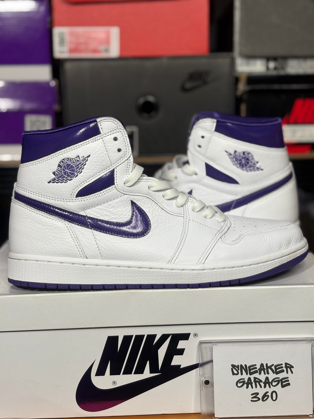 Jordan 1 Metallic Court Purple- Size 10 men