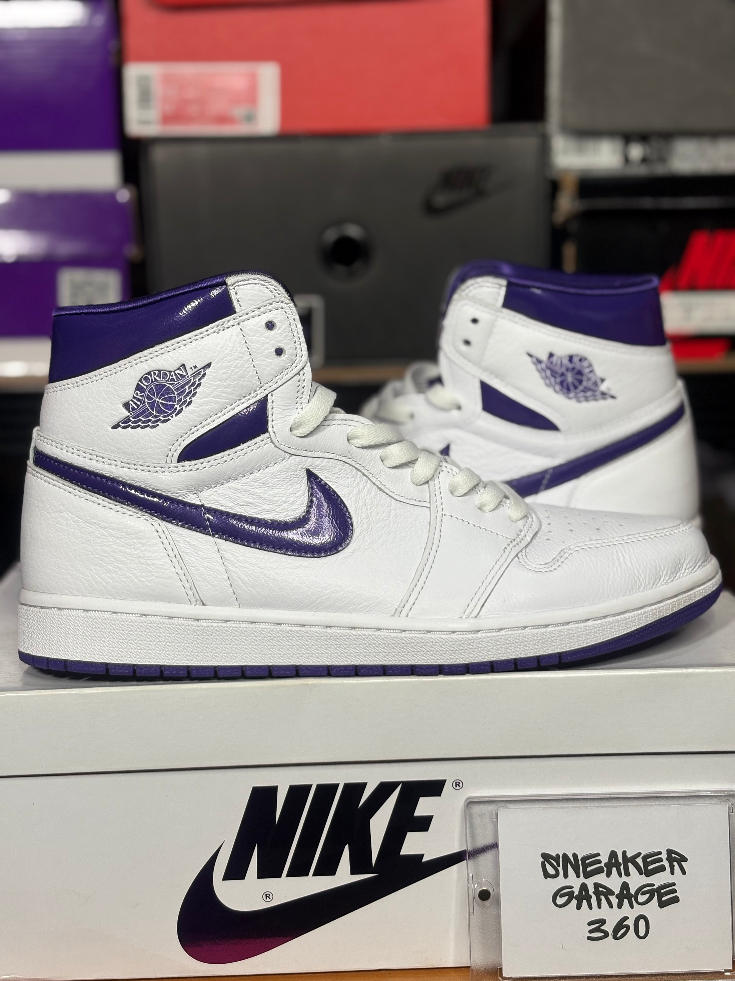Jordan 1 Metallic Court Purple- Size 10 men