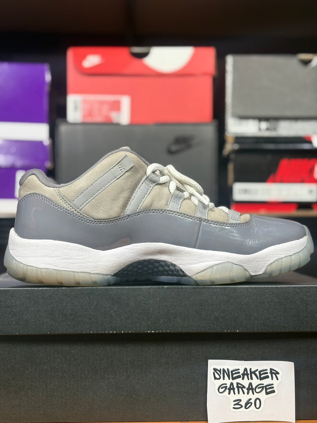 Jordan 11 Cool Grey Low - Size 10