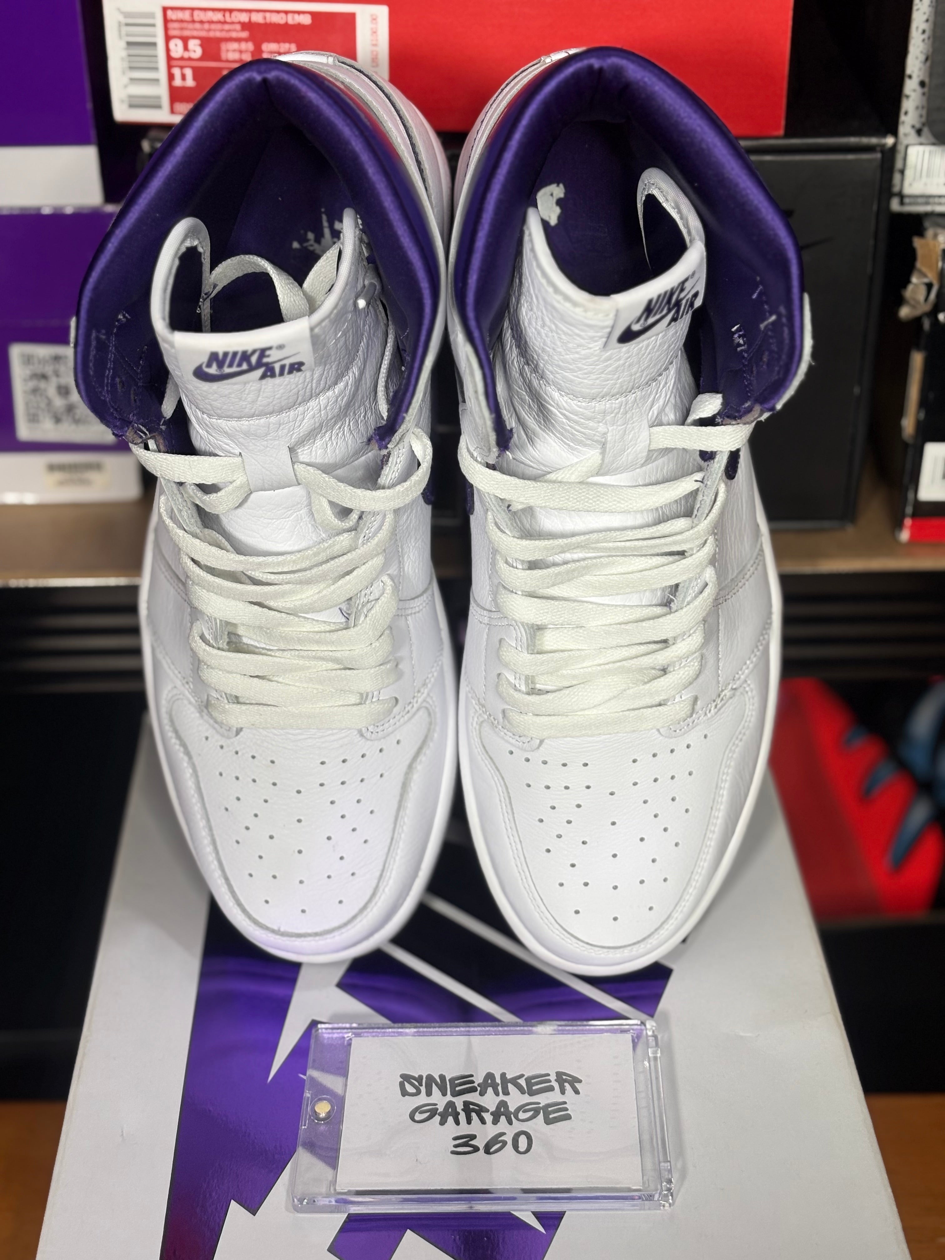 Jordan 1 Metallic Court Purple- Size 10 men