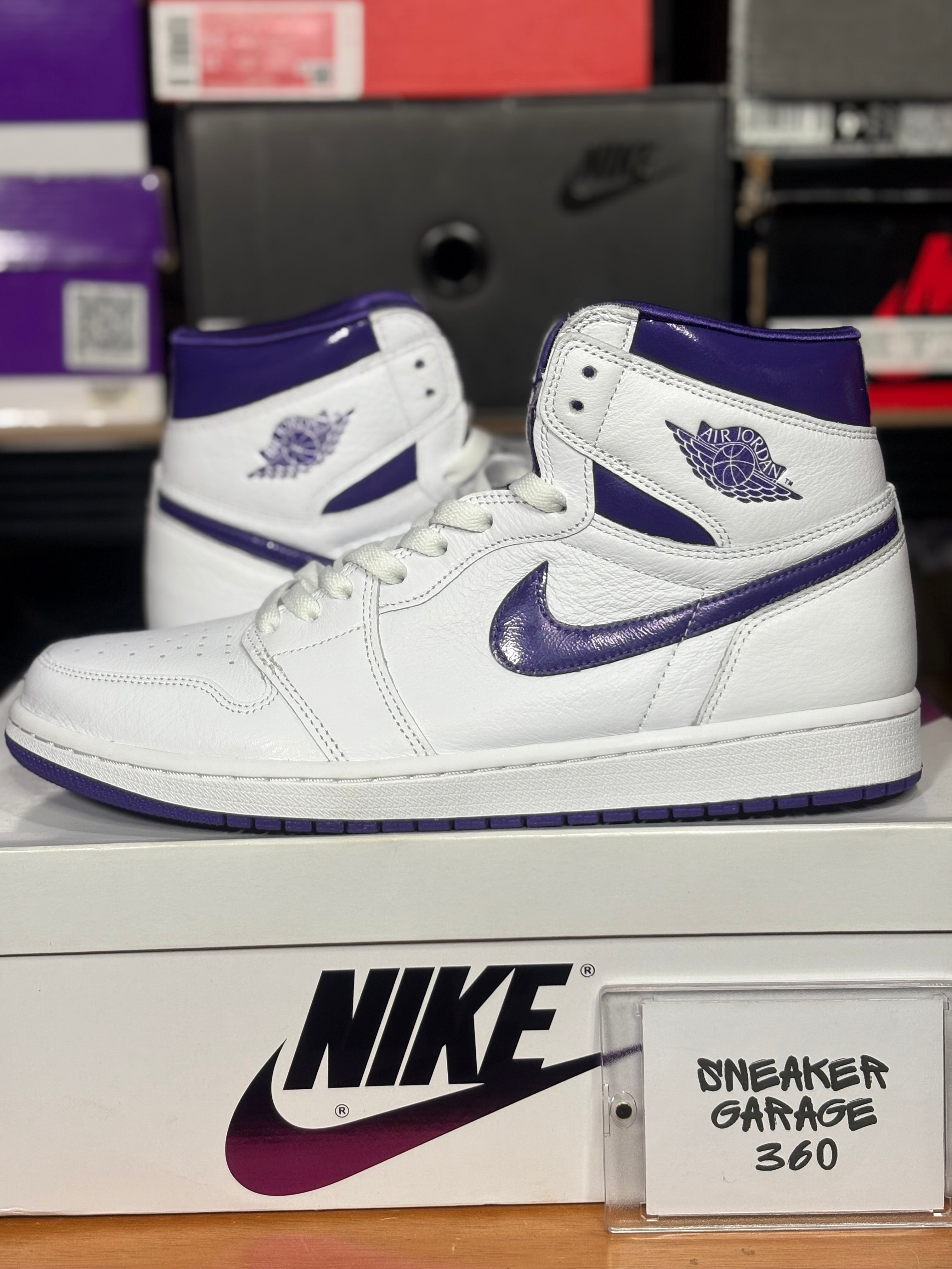 Jordan 1 Metallic Court Purple- Size 10 men