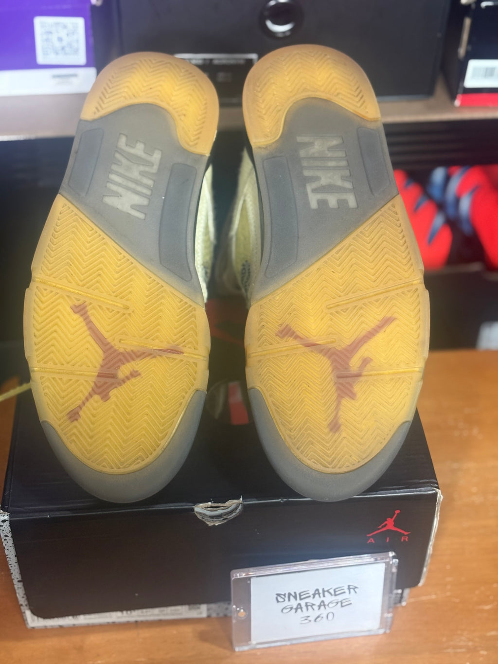 Jordan 5 x Off White Sail- Size 10.5