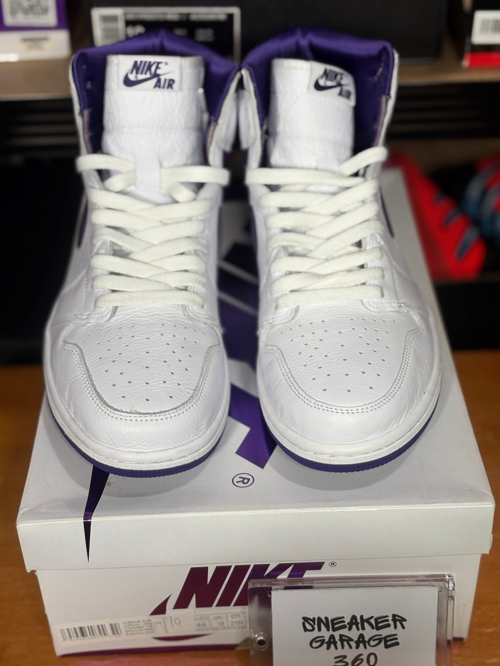 Jordan 1 Metallic Court Purple- Size 10 men