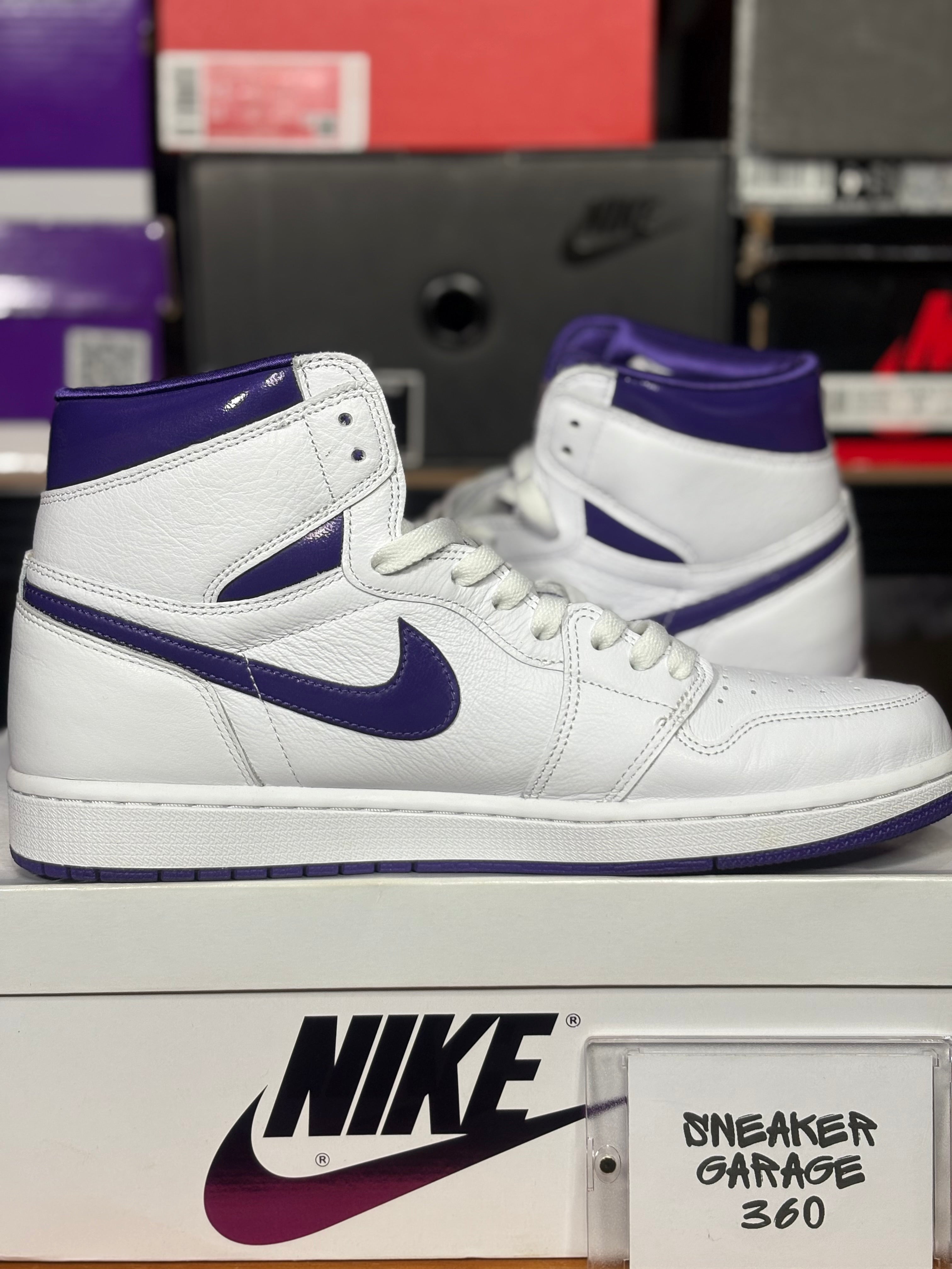 Jordan 1 Metallic Court Purple- Size 10 men