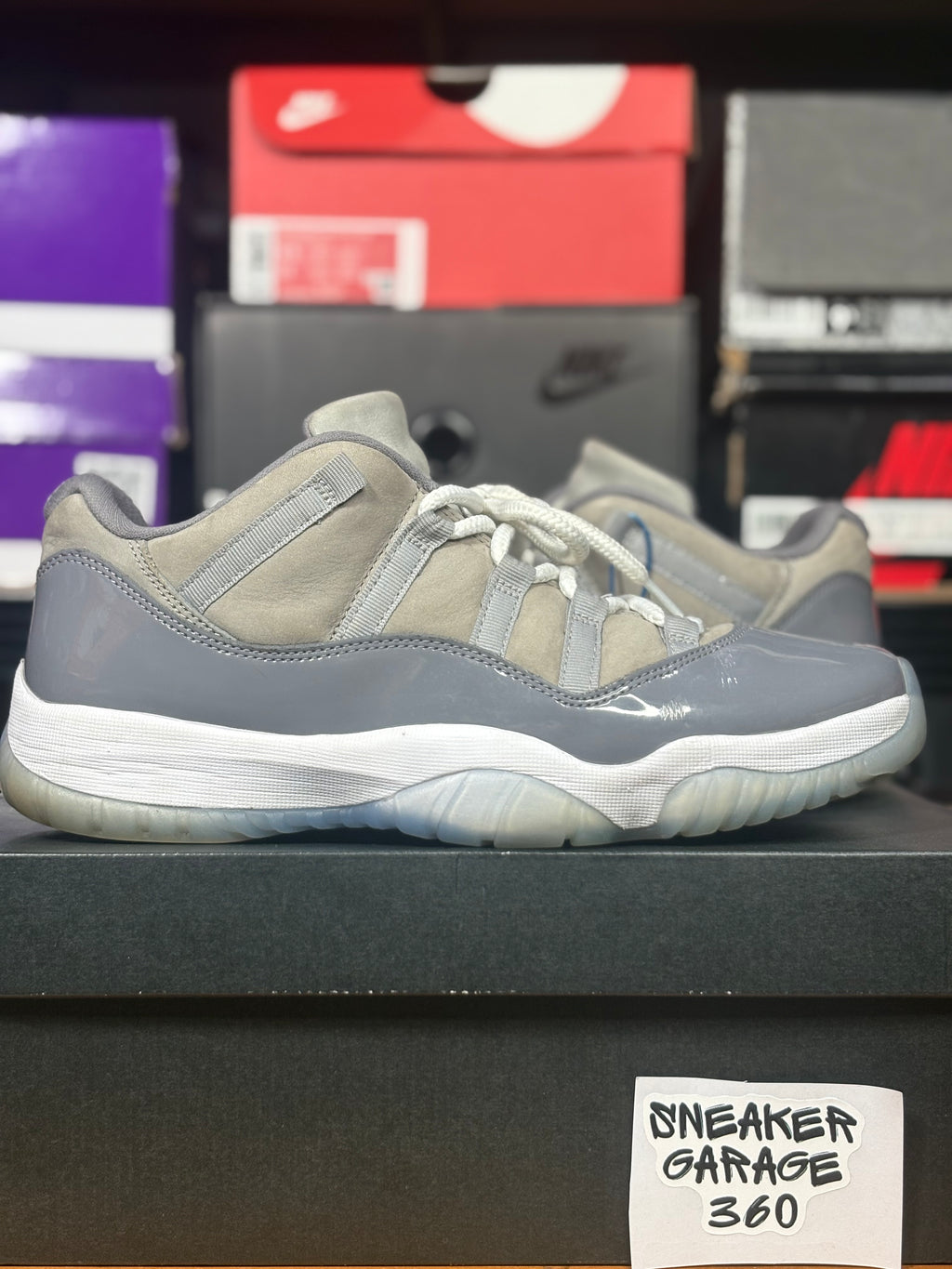 Jordan 11 Cool Grey Low - Size 10