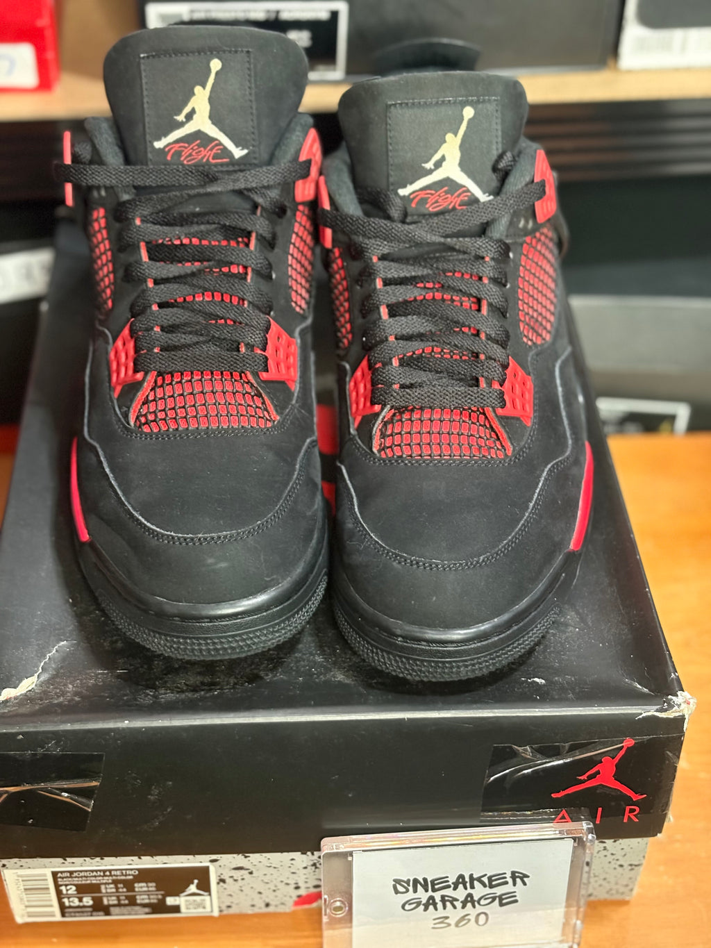 Jordan 4 Red Thunder- Size 12