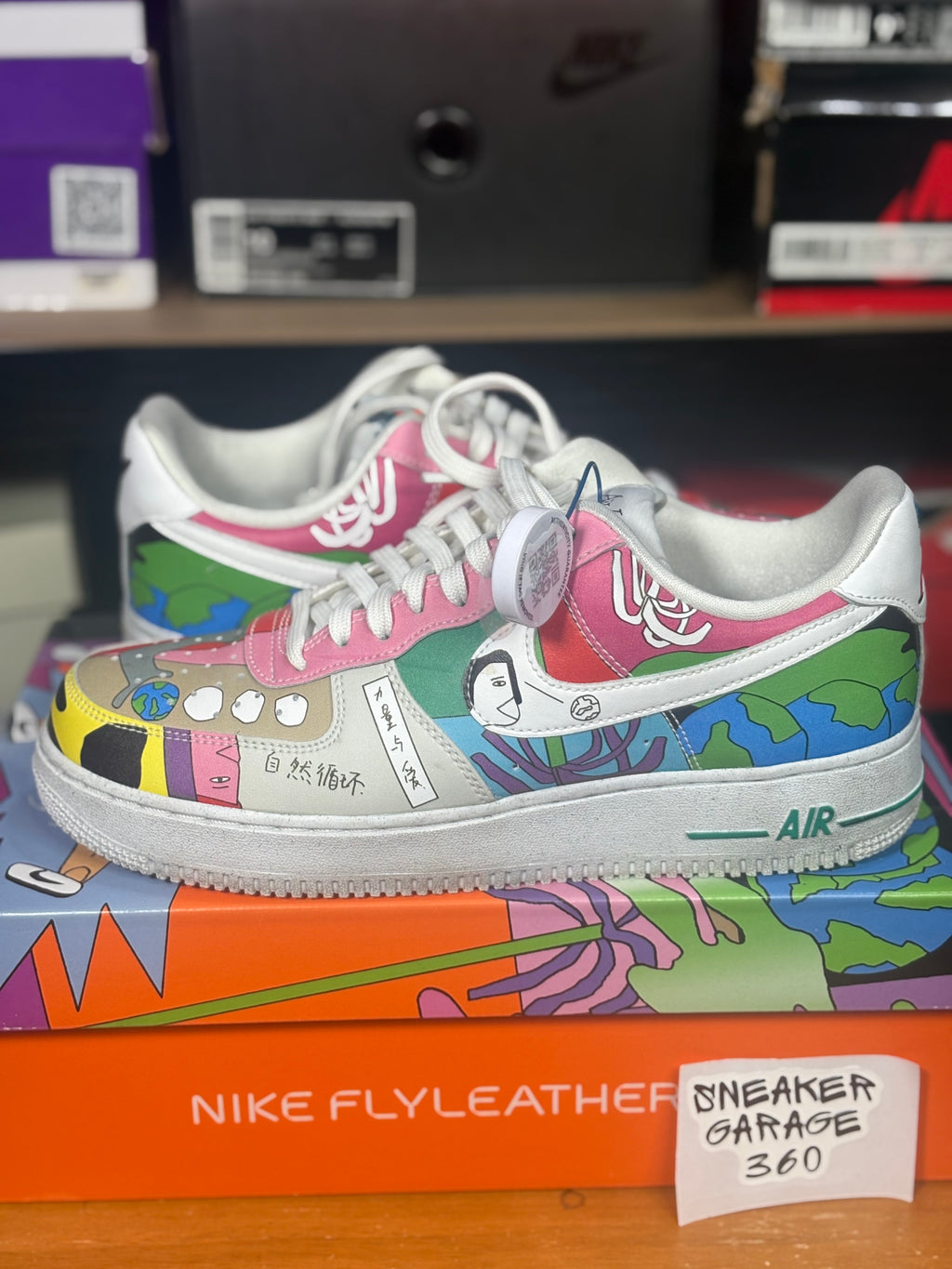 Nike Air Force 1 x Rohan Wang- Size 9