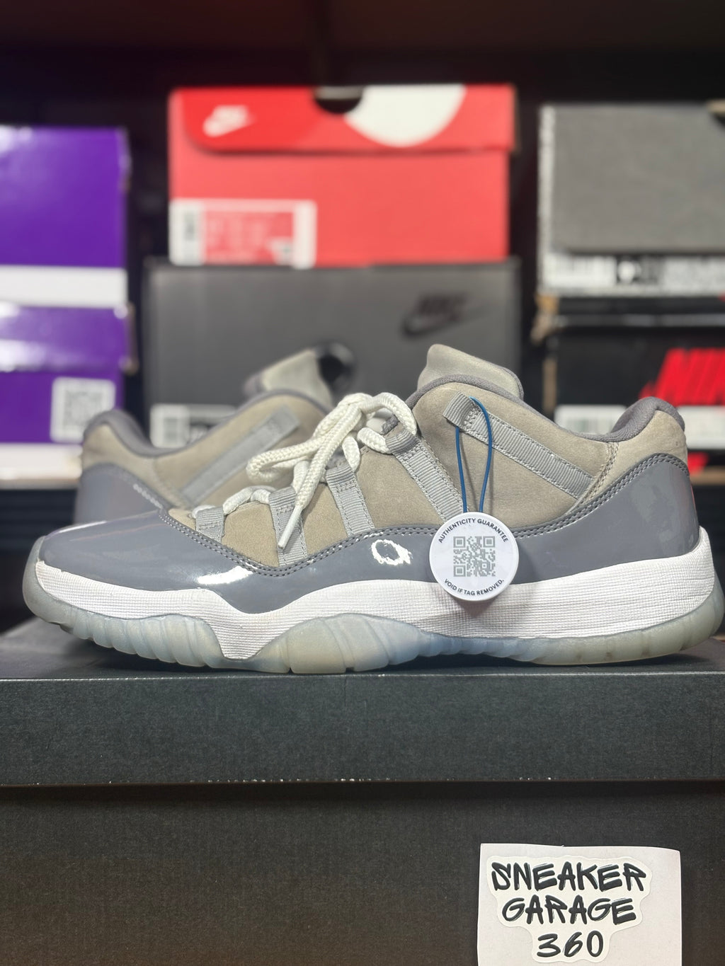 Jordan 11 Cool Grey Low - Size 10