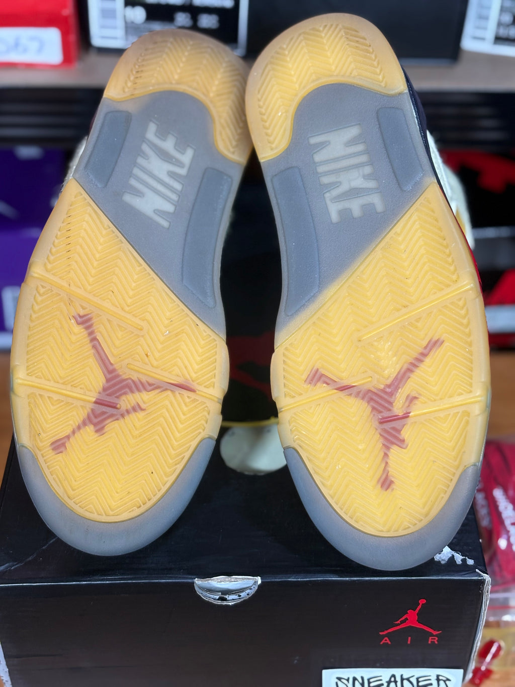 Jordan 5 x Off White Sail- Size 7.5