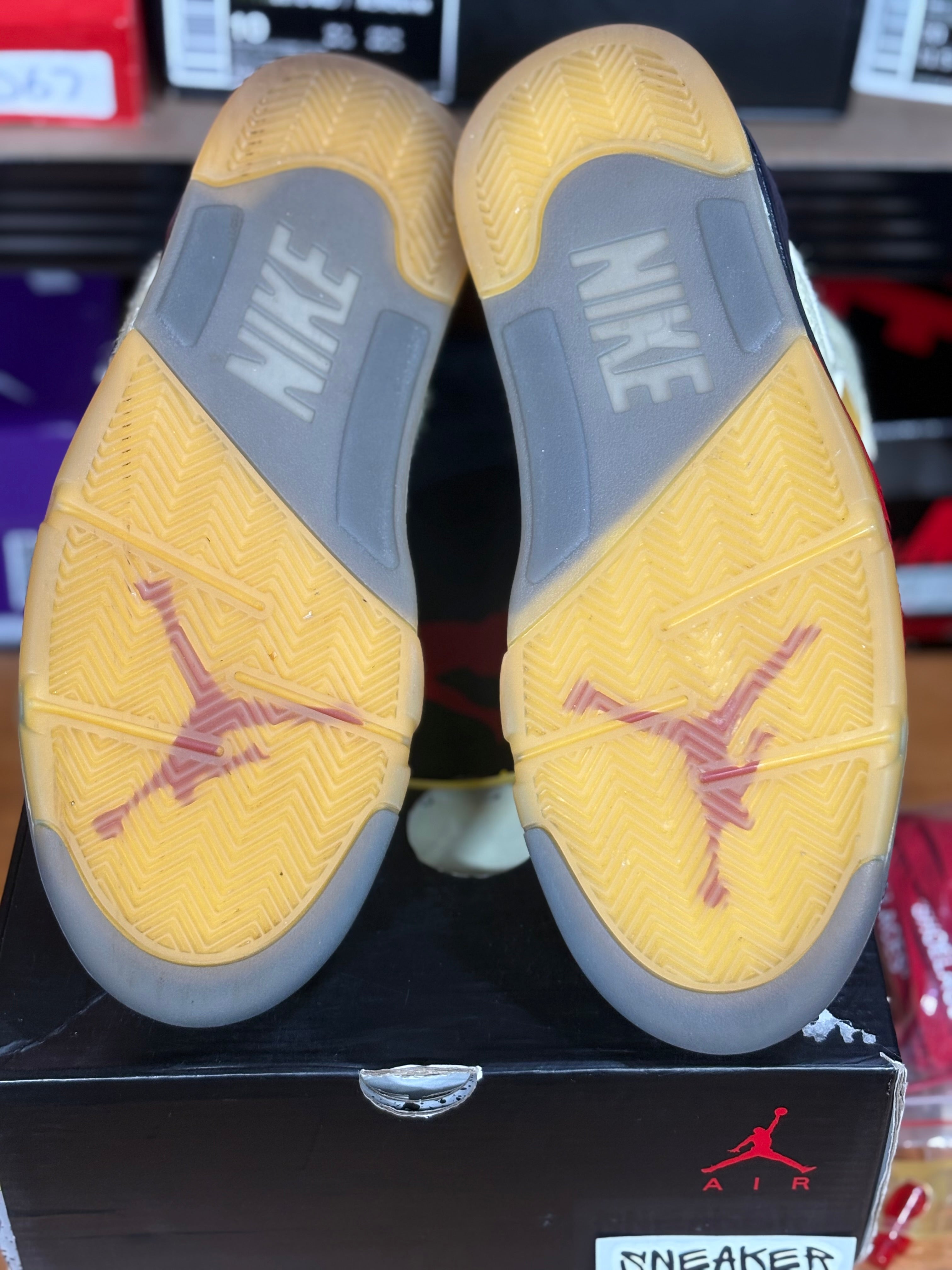 Jordan 5 x Off White Sail- Size 7.5